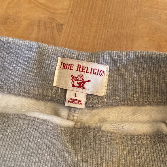 New Children’s true religion size large gray sweat pants - Picture 7 of 7